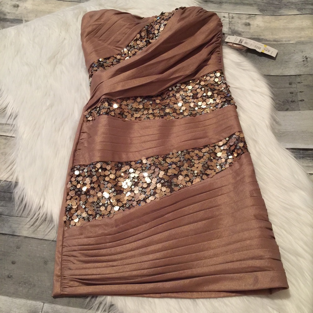 NWT Jump Apparel sequin Dress size 3/4